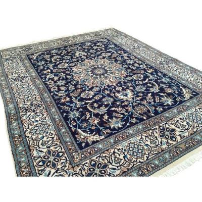 Tapis Persan Naïn Laine & Soie