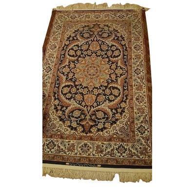 Tapis Iran Isfahan Extra Fin Laine & Soie