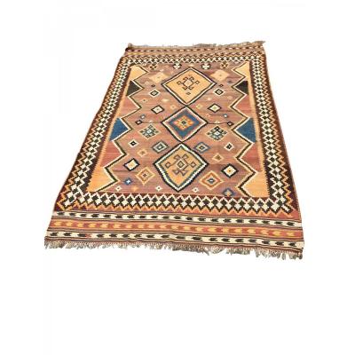 Persian Gashghai Kilim Rug Early 20th Century