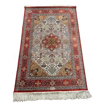 Carpet Iran Ghoum Silk 100% Garden Design