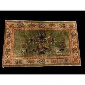 Tapis de Chine Ancien Shangaï en soie 100\\\%