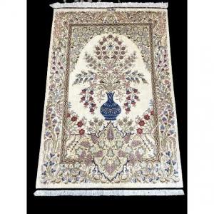 Persian Ghoum Silk Rug