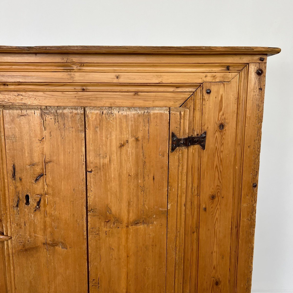 Authentic Mountain Cabinet Furniture, Confiturier French Alps Savoie Alpine Art 18th Century-photo-3