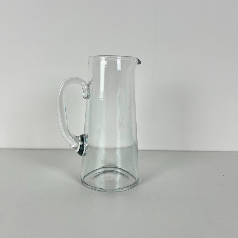 Rare Ancien Grand Broc à Orangeade En Cristal, Pichet, Pot à Eau Baccarat France -photo-3