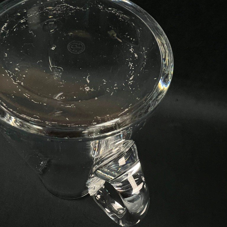 Rare Ancien Grand Broc à Orangeade En Cristal, Pichet, Pot à Eau Baccarat France -photo-8