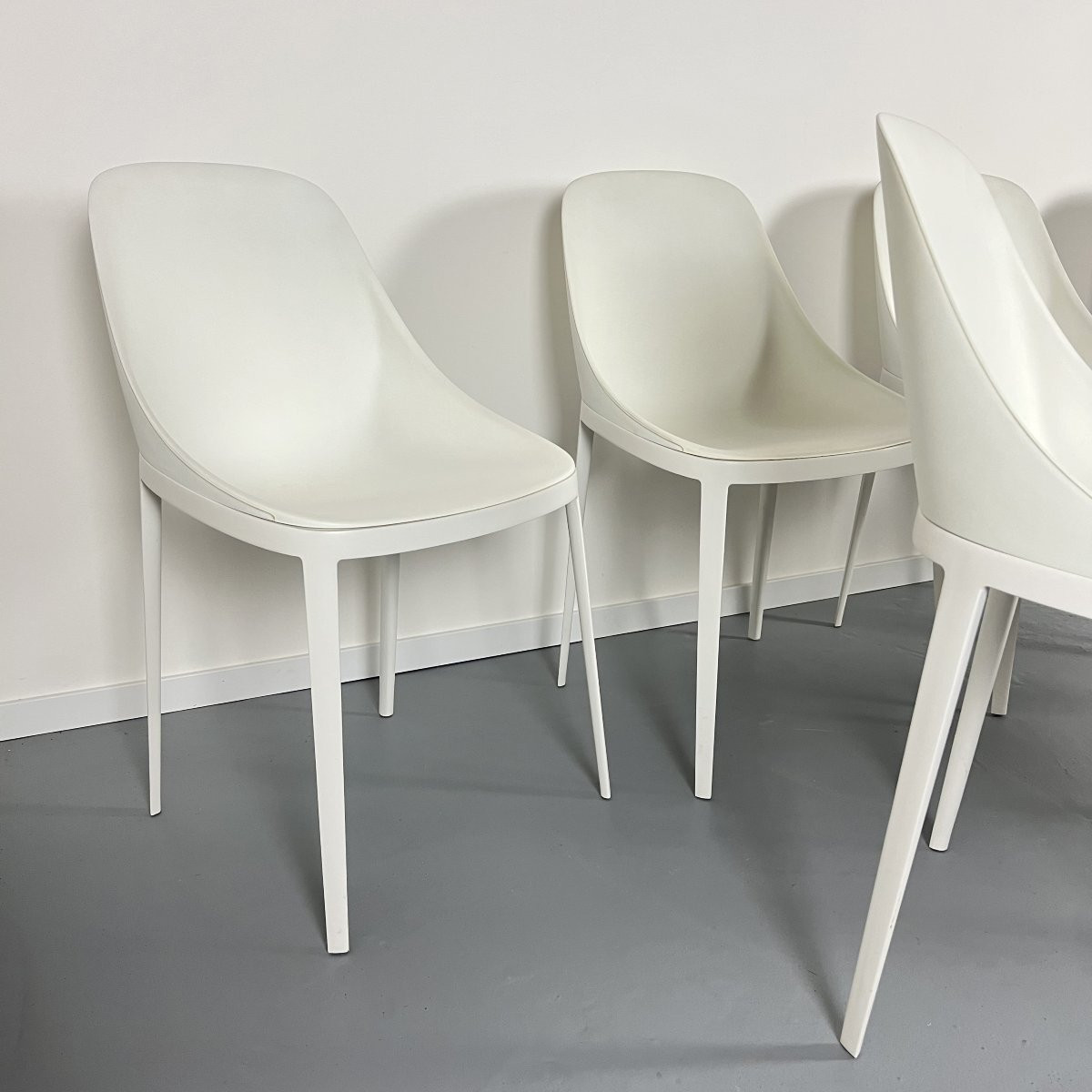 Set Of 6 Elle Chairs By Designer Eugeni Quitllet For Alias - Aluminum Structure Design-photo-1