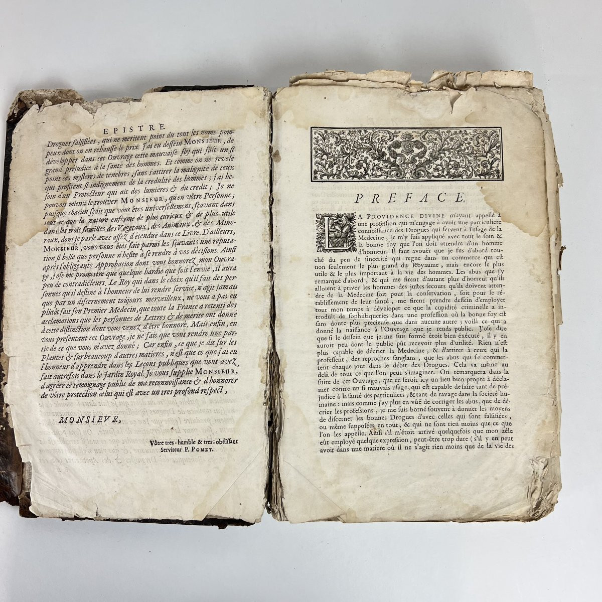 Livre du XVIIe siècle sous Louis XIV - Histoire générale des drogues, P. Pomet 1694-photo-3