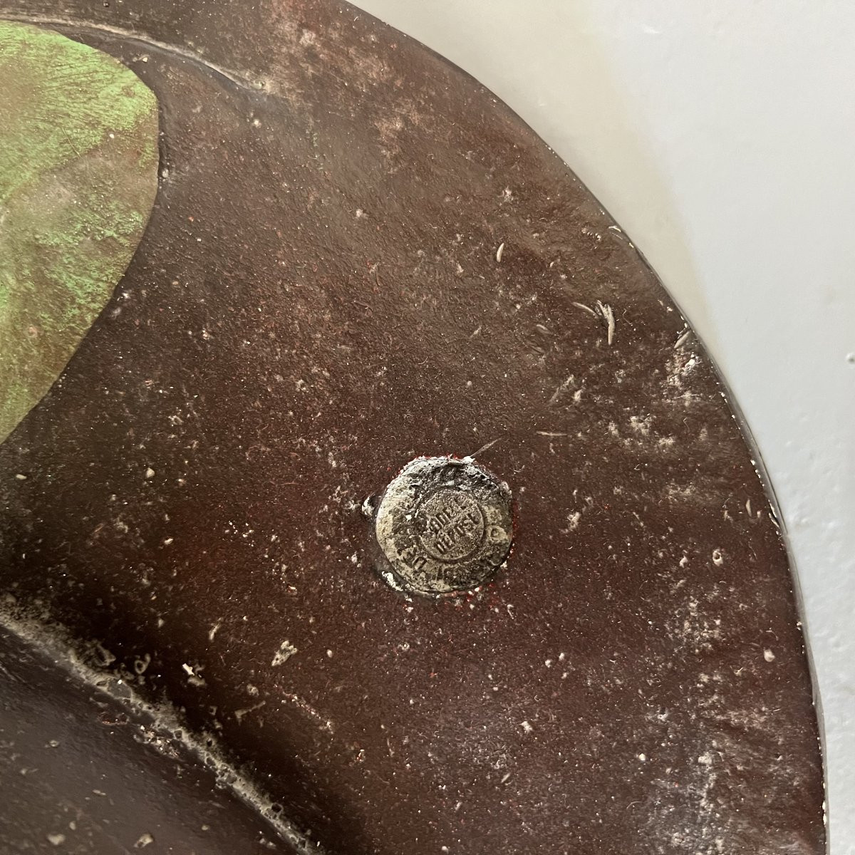 Torch Holder Delarue Picard Paris 1885 In Polychrome Stucco, Nubian, Egyptian -photo-4