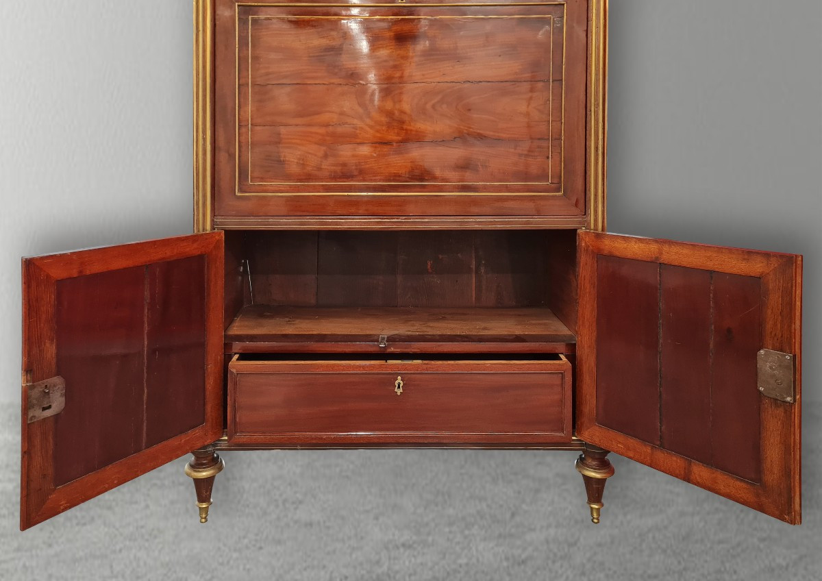 Louis XVI Period Mahogany Secretary-photo-4