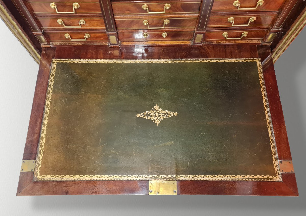 Louis XVI Period Mahogany Secretary-photo-1