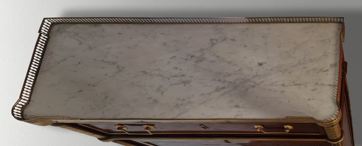 Louis XVI Period Mahogany Secretary-photo-4
