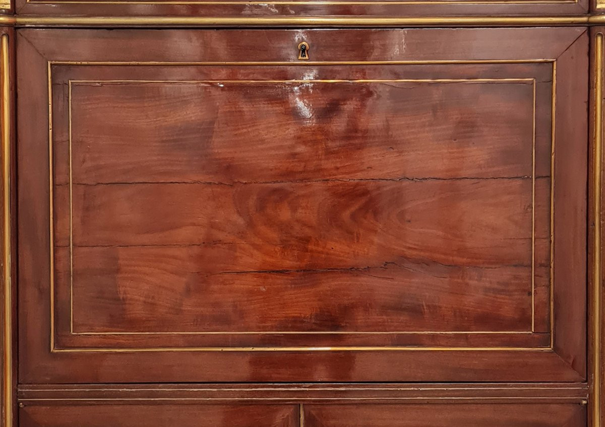 Louis XVI Period Mahogany Secretary-photo-6