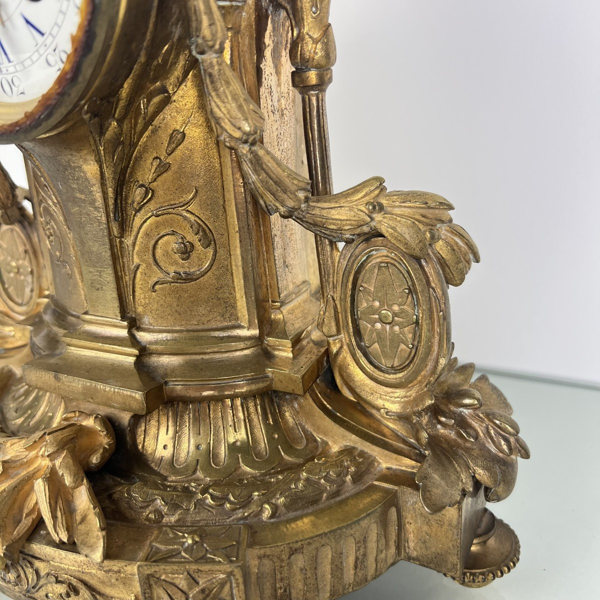 Pendule en bronze XIXe siècle - Henri Robert - Paris - Médaille Vincenti & Cie 1855-photo-4