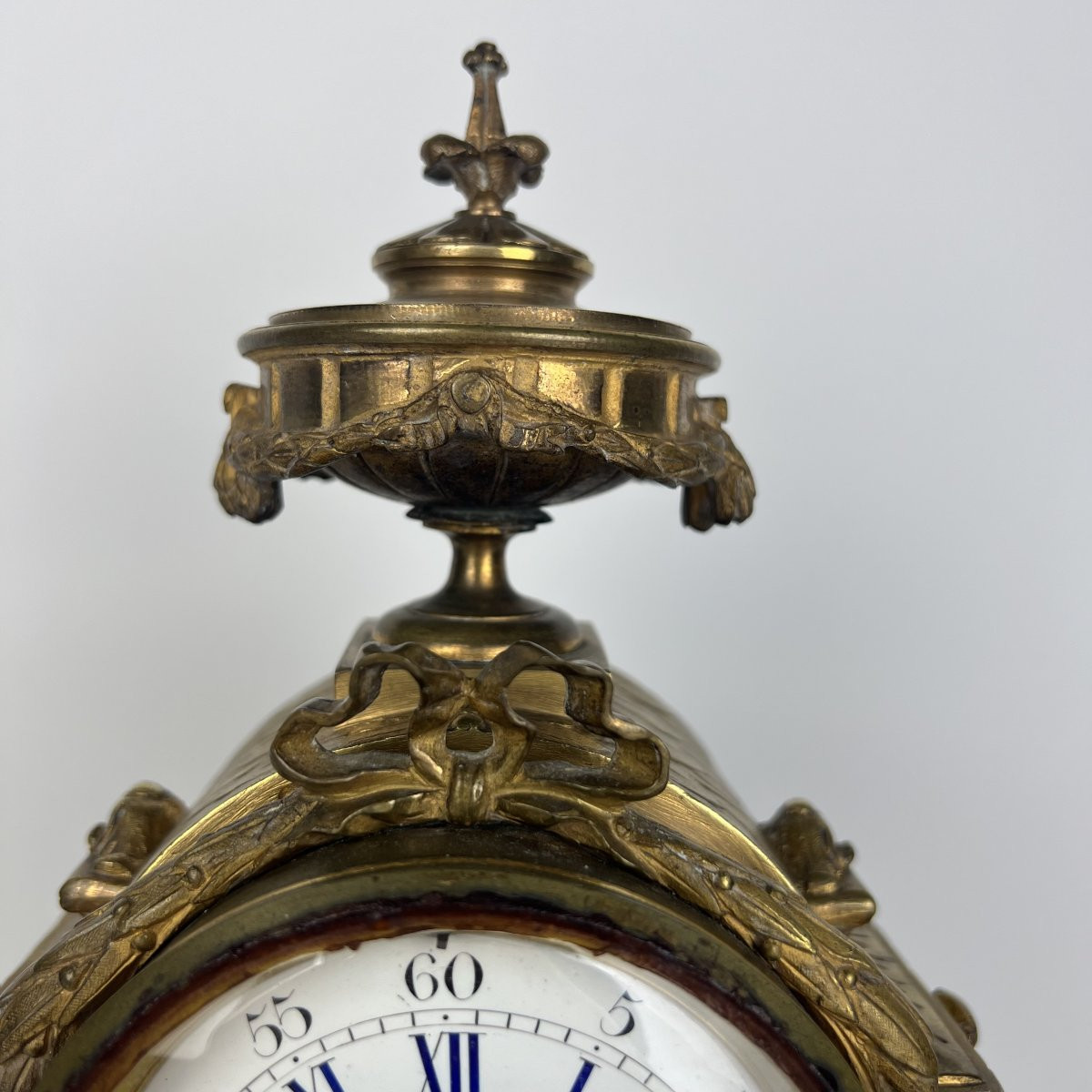 Pendule en bronze XIXe siècle - Henri Robert - Paris - Médaille Vincenti & Cie 1855-photo-4