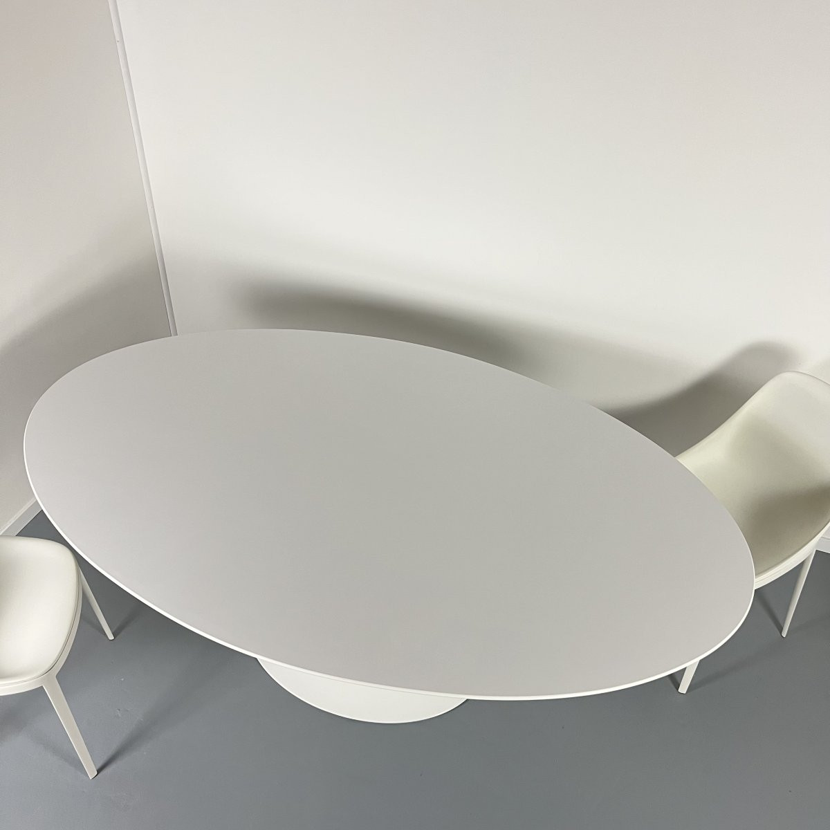 Grande Table de salle à manger ovale Saarinen Knoll 198 cm Tulipe Design 1956-photo-3