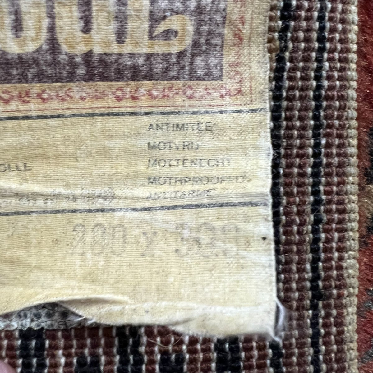 Tapis ancien laine Louis de Poortere Mossoul 200 x 300 cm turkmène, style Boukhara, Ouzbékistan-photo-4