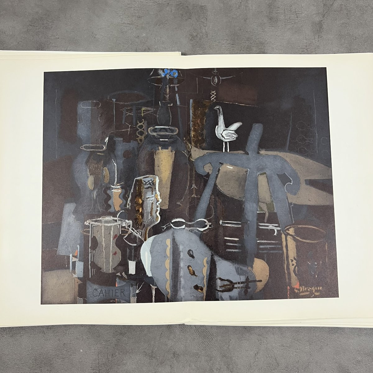 Rare Old Book 350 Copies, Art, Paris, 1964 Homage To Georges Braque - Galerie Maeght-photo-4