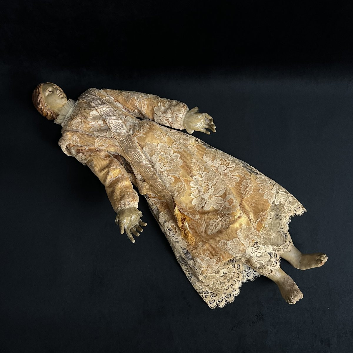 Mannequin Statue Of A Saint For Procession, Naples, Italy, 18th Century, Religious Object-photo-2