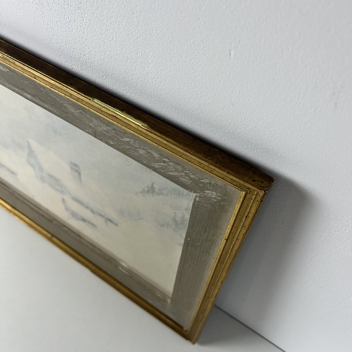 Painting By André Artigue (1879 - 1956). Mountain Landscape, Chartreuse Region. France-photo-4