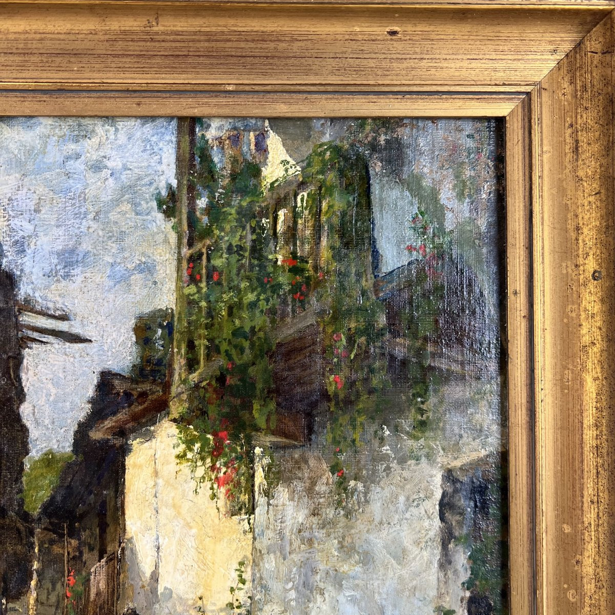 Giovanni Piumati - 1850 1915 - Oil On Canvas - Corso Pascale Turin Alps Italy 19th Century-photo-4