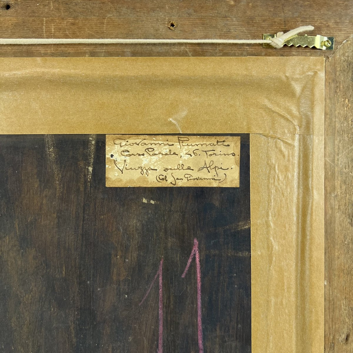 Giovanni Piumati - 1850 1915 - Oil On Canvas - Corso Pascale Turin Alps Italy 19th Century-photo-8