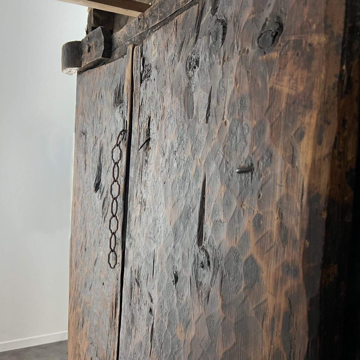 Grande porte afghane en bois sculpté – fin XIXᵉ - Architecture Palais Asie centrale-photo-6