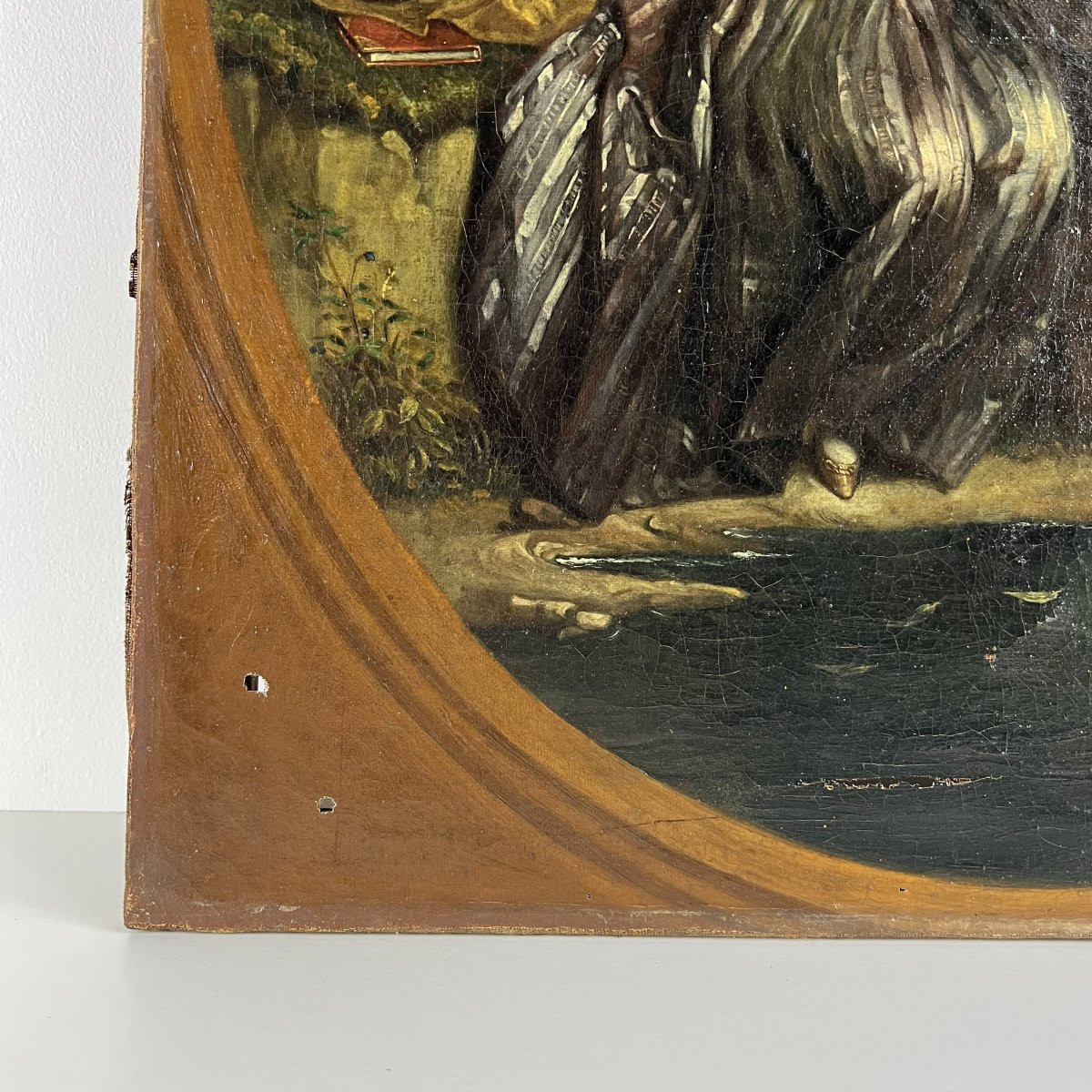 Oil On Canvas After Franquelin, Paris, France, 1849, Alphonse Giroux, 19th Century Romanticism-photo-3