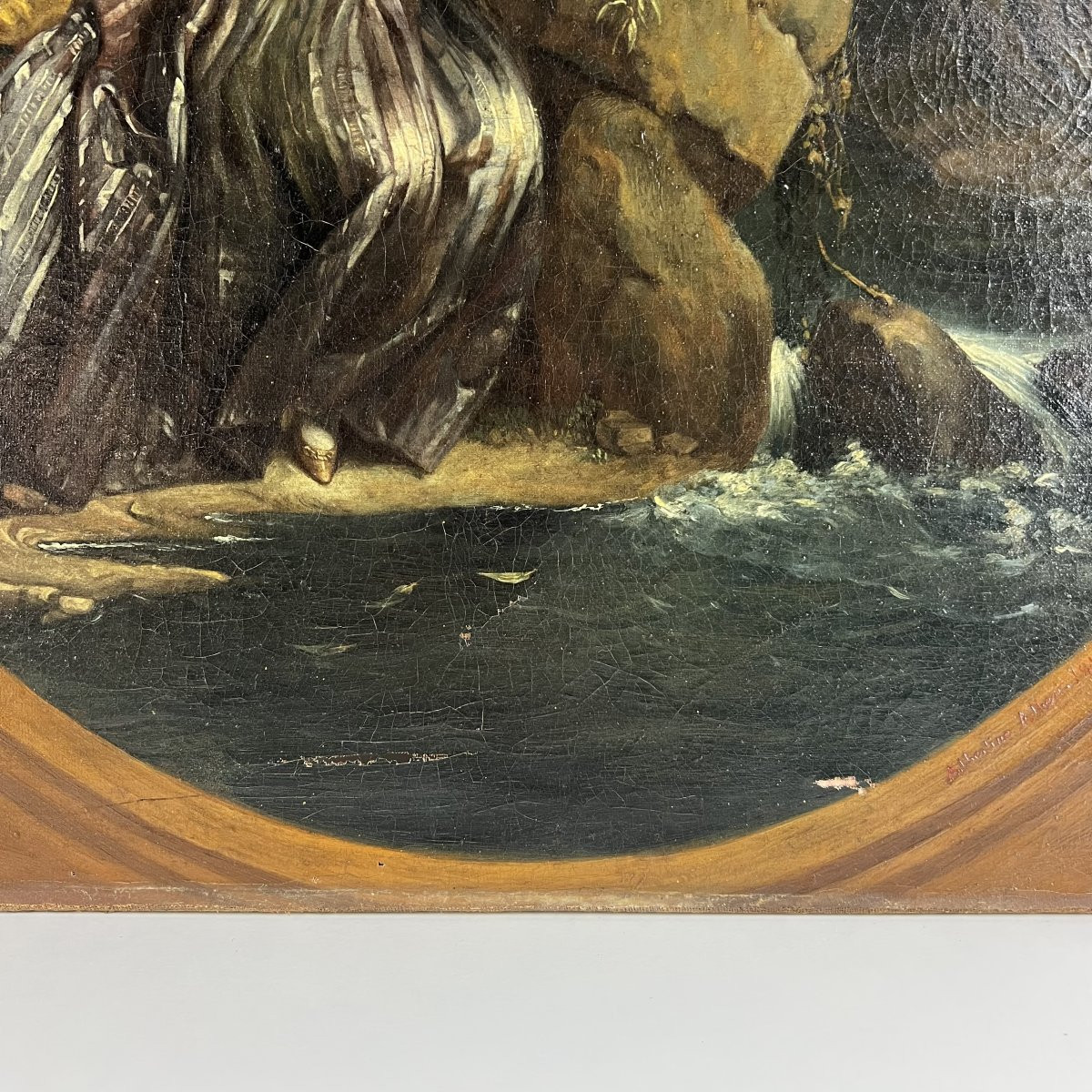 Oil On Canvas After Franquelin, Paris, France, 1849, Alphonse Giroux, 19th Century Romanticism-photo-4