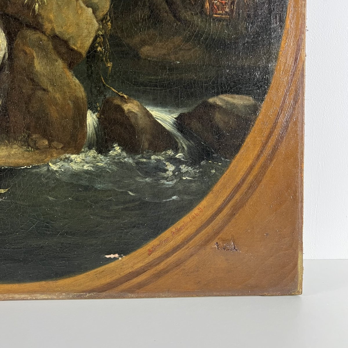 Oil On Canvas After Franquelin, Paris, France, 1849, Alphonse Giroux, 19th Century Romanticism-photo-5