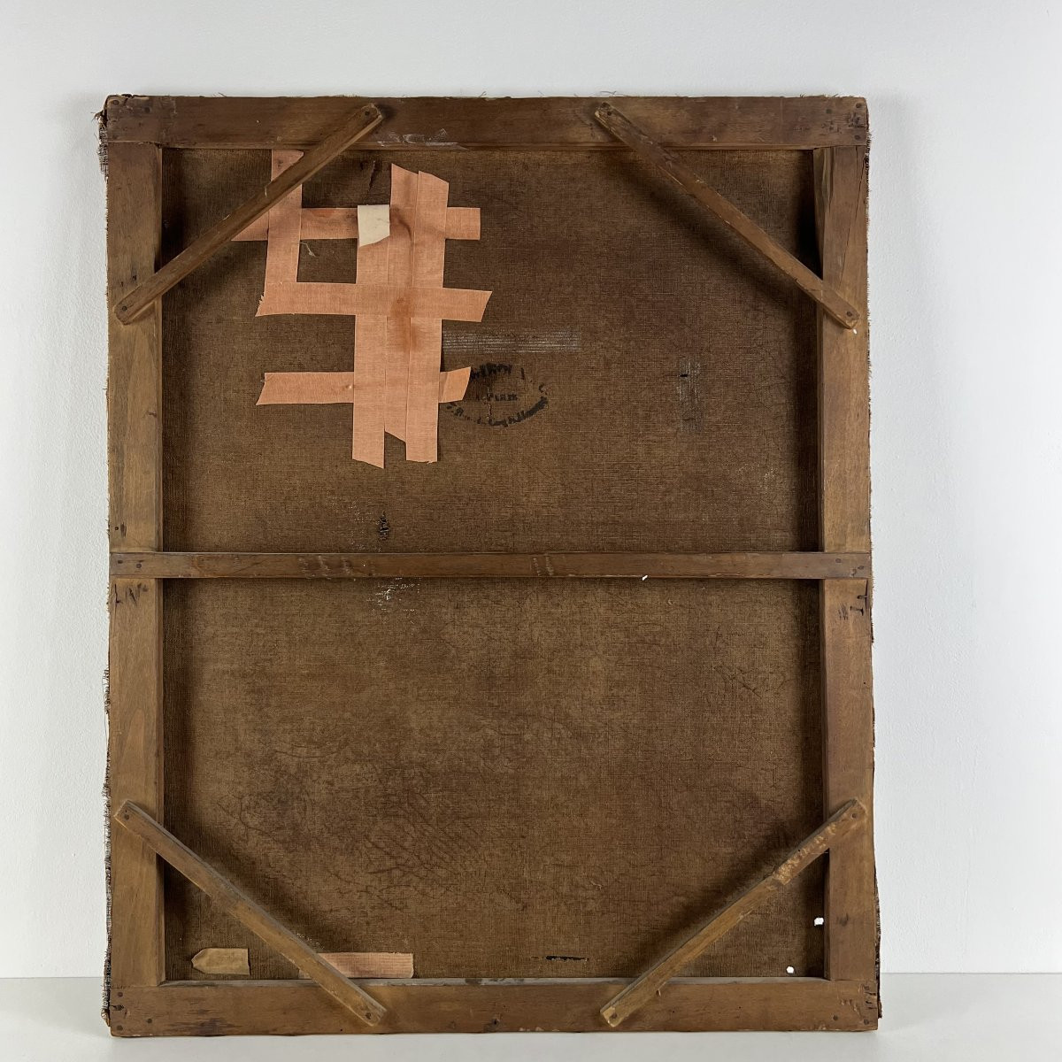 Oil On Canvas After Franquelin, Paris, France, 1849, Alphonse Giroux, 19th Century Romanticism-photo-7