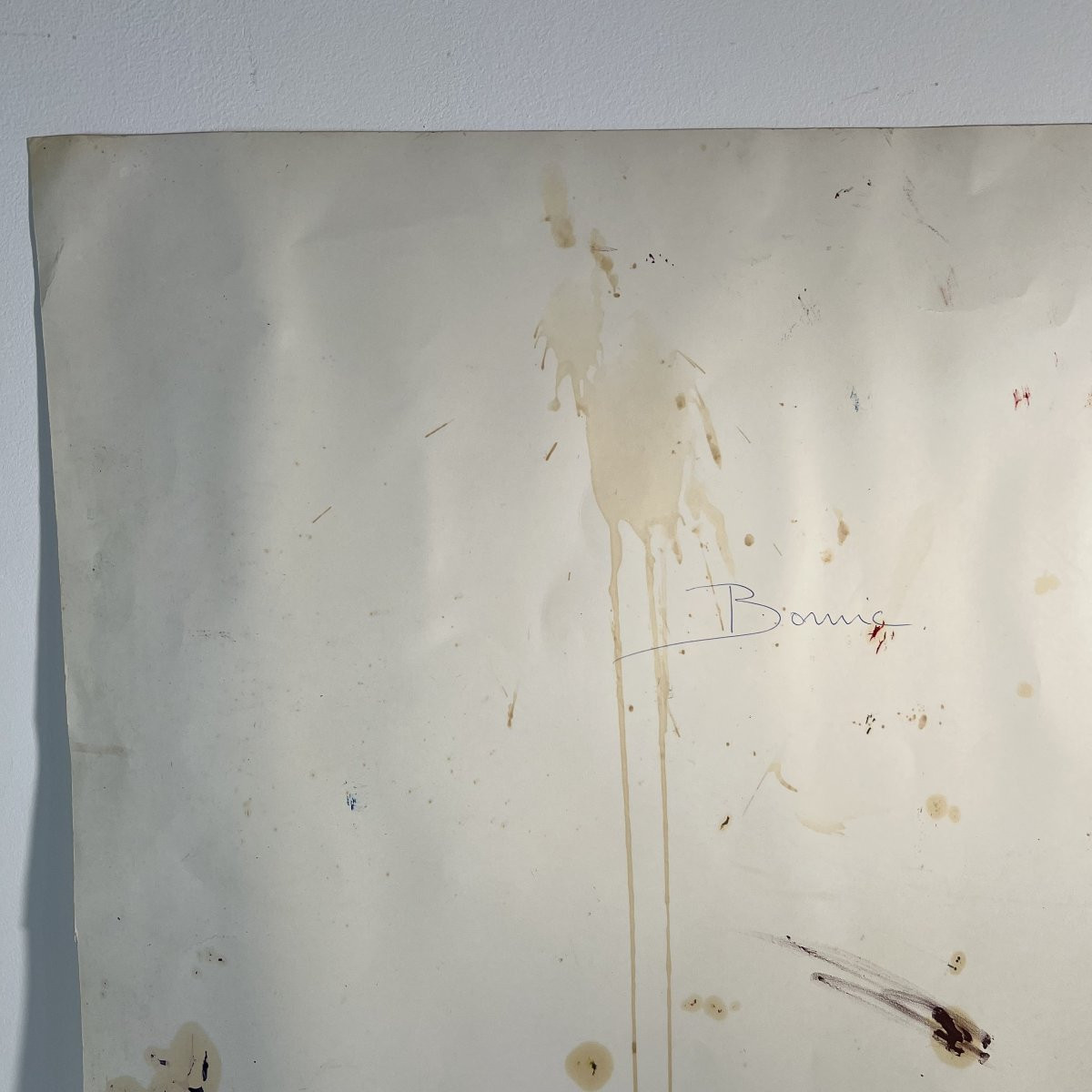 Grande composition abstraite par Pietro Righettini - Bornic (1924-2017) Italie, Suisse, Genève,-photo-4