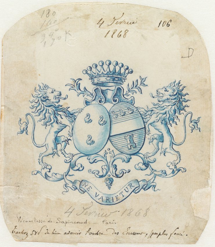 3 fourchettes à huîtres en argent, Emile Puiforcat, XIXe siècle - Armoiries par Gallé-photo-2