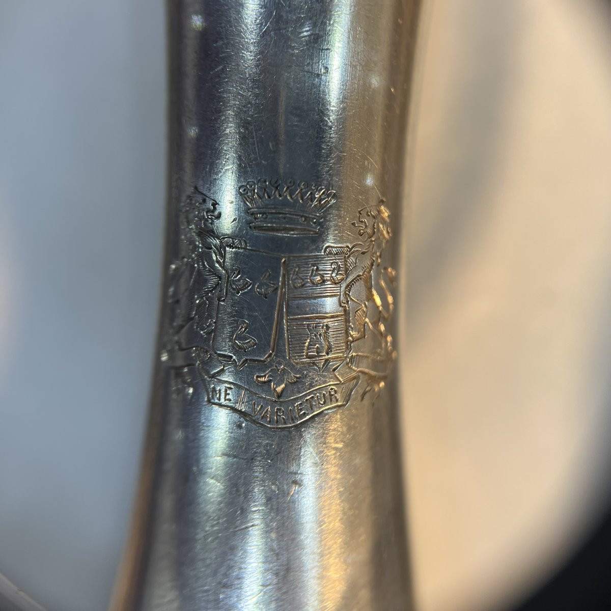 3 fourchettes à huîtres en argent, Emile Puiforcat, XIXe siècle - Armoiries par Gallé-photo-5