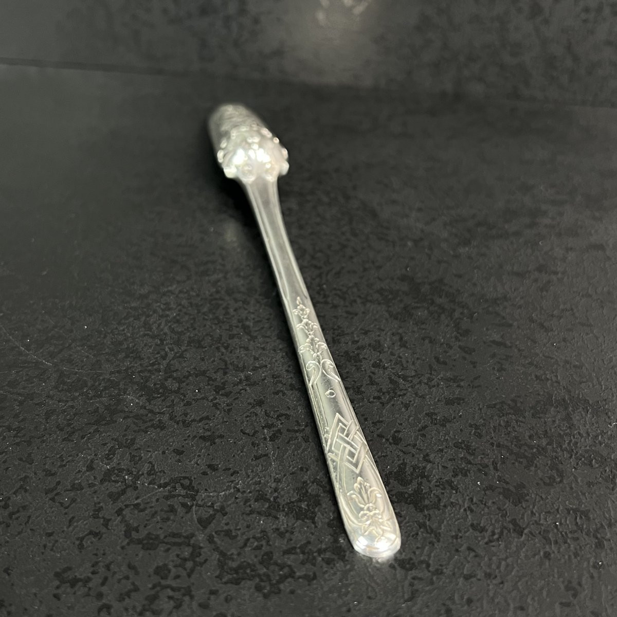 Cuillère à moelle en argent massif - Émile Puiforcat Style Renaissance, XIXe siècle-photo-2