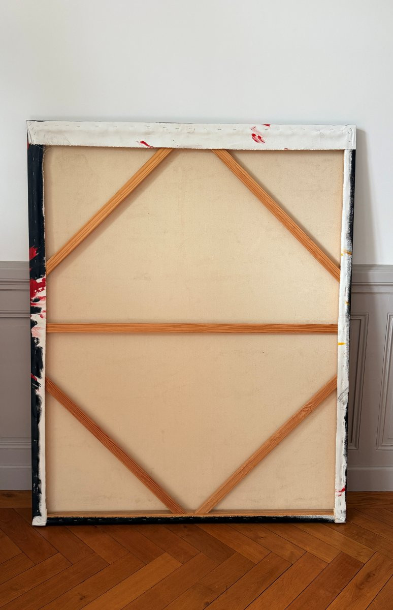 Tableau Grand format «007 Cash Me» (2016) de Domingo Zapata - acrylique-photo-5