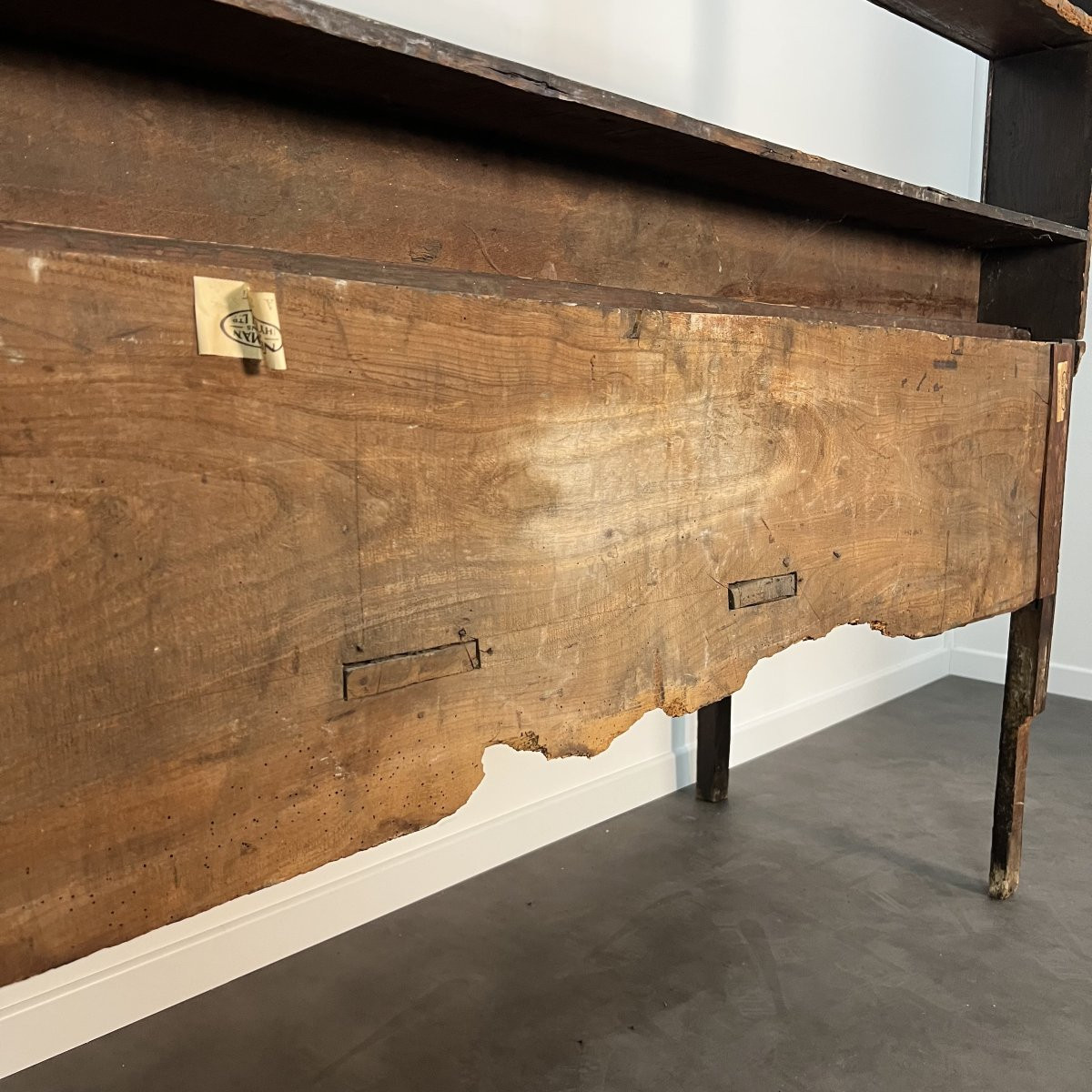 Large English Sideboard, Buffet, Dresser, Solid Oak, George III Period, 19th Century-photo-7