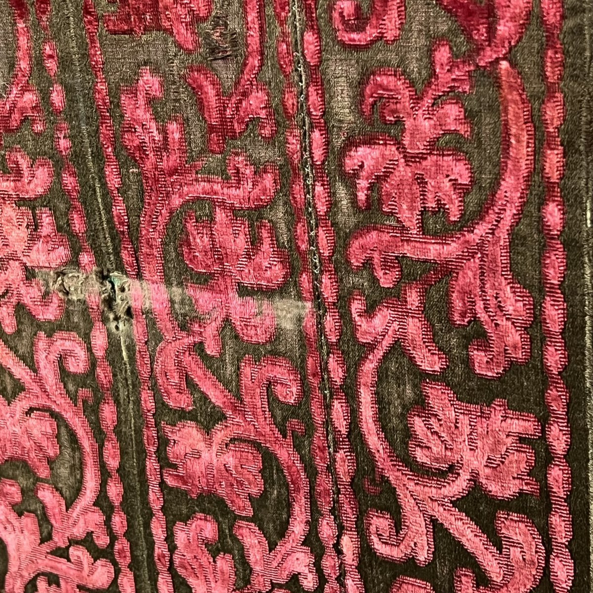 Fauteuil Curule, X-frame chair, William & Mary avec son repose-pied XVIIe siècle-photo-6