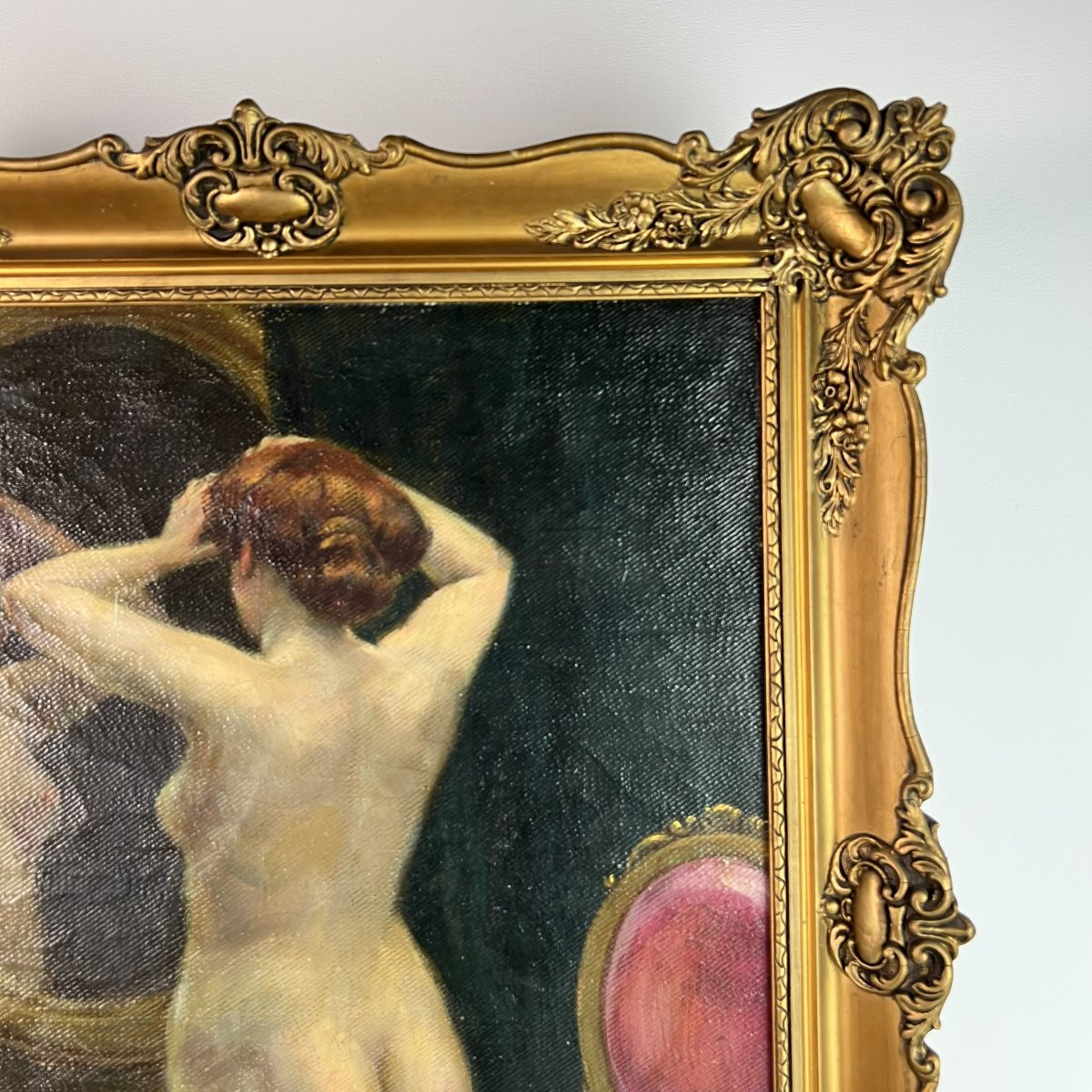 Szekely Mihaly Tordai (Hongrie 1890-1940) Huile sur toile — Nu féminin -photo-4