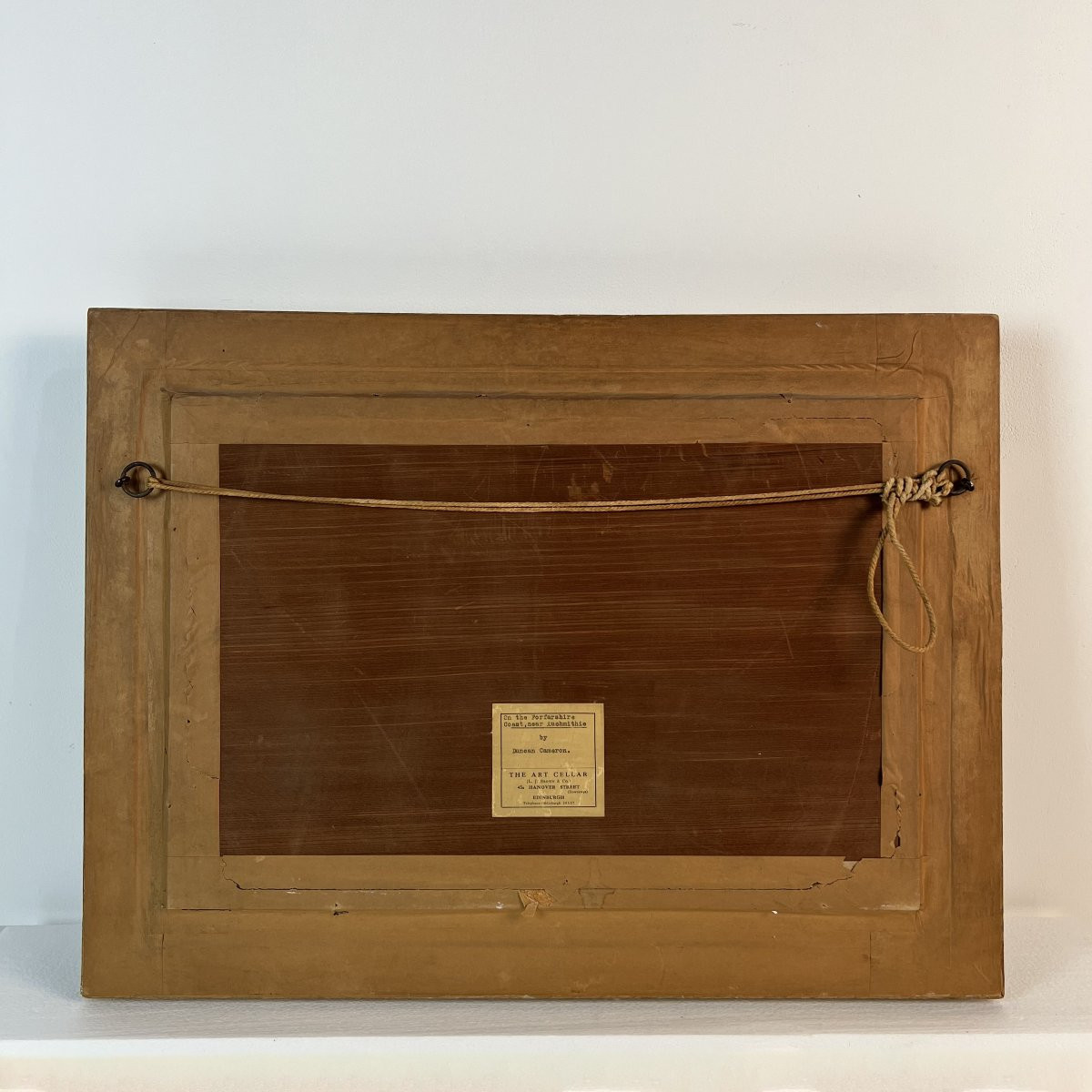 Huile sur toile Duncan Cameron (Ecosse 1837-1916) Scène Marine du XIXe siècle-photo-6