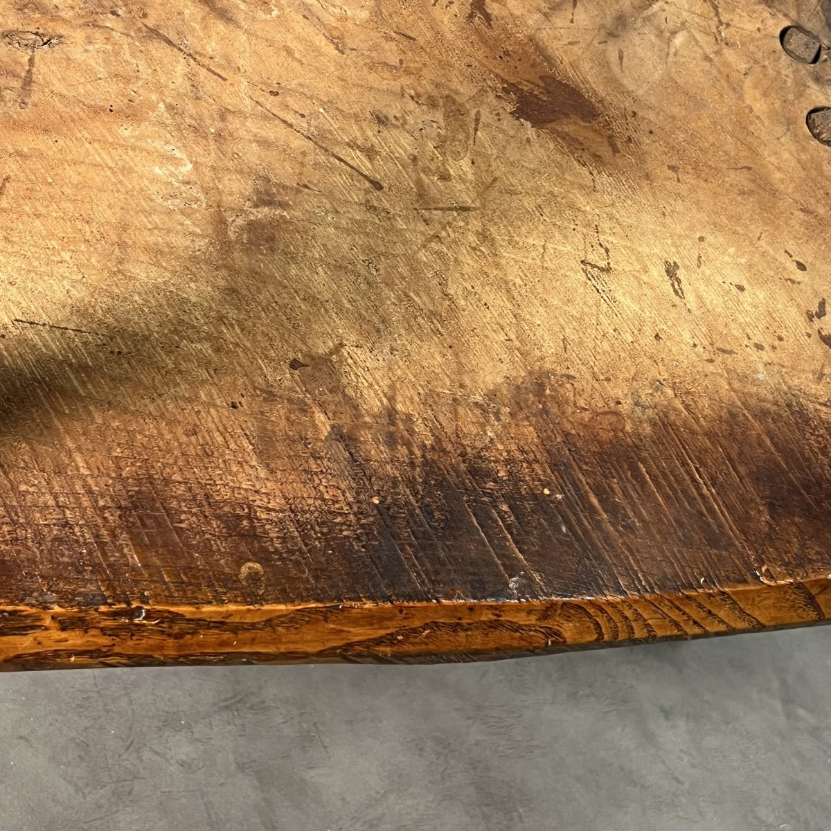 19th Century English Windsor Low Back Armchair In Solid Elm With Steam-bent Ash Back-photo-7