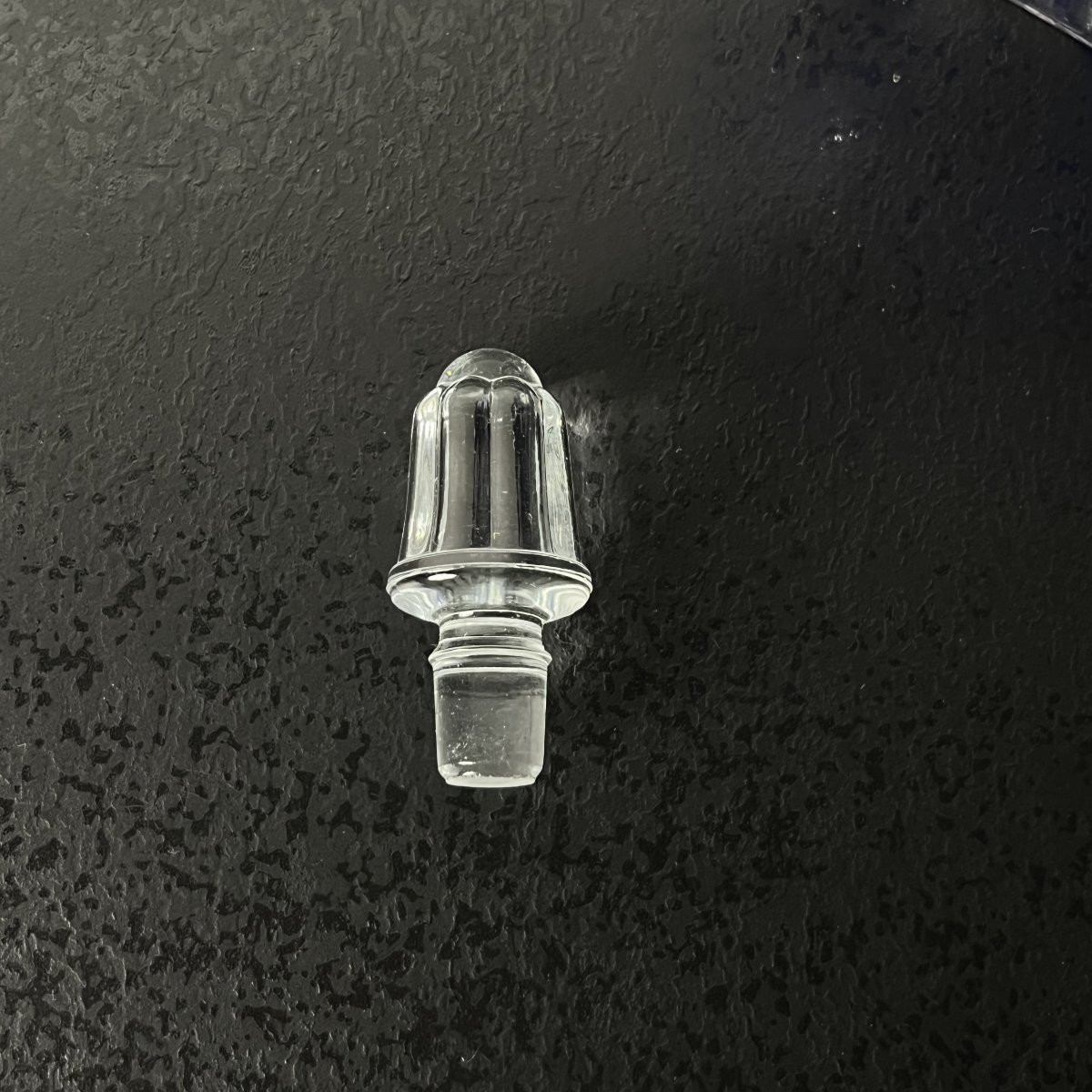 Art Deco Liqueur Service In Cobalt Blue Overlaid Crystal Saint-louis France, Silver Rimmed 1930-photo-6