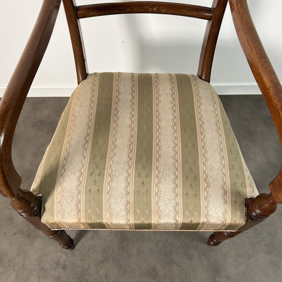Suite Of 6 Mahogany Dining Carver Chairs, English Regency, Early 19th Century-photo-8