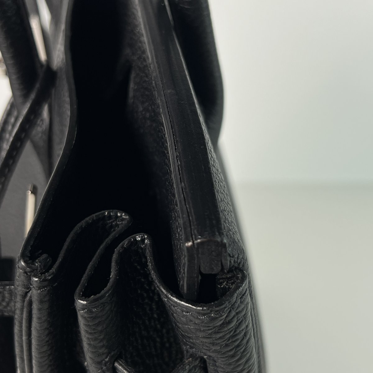 Hermès Birkin 30 Cm Handbag In Black Togo Leather-photo-7
