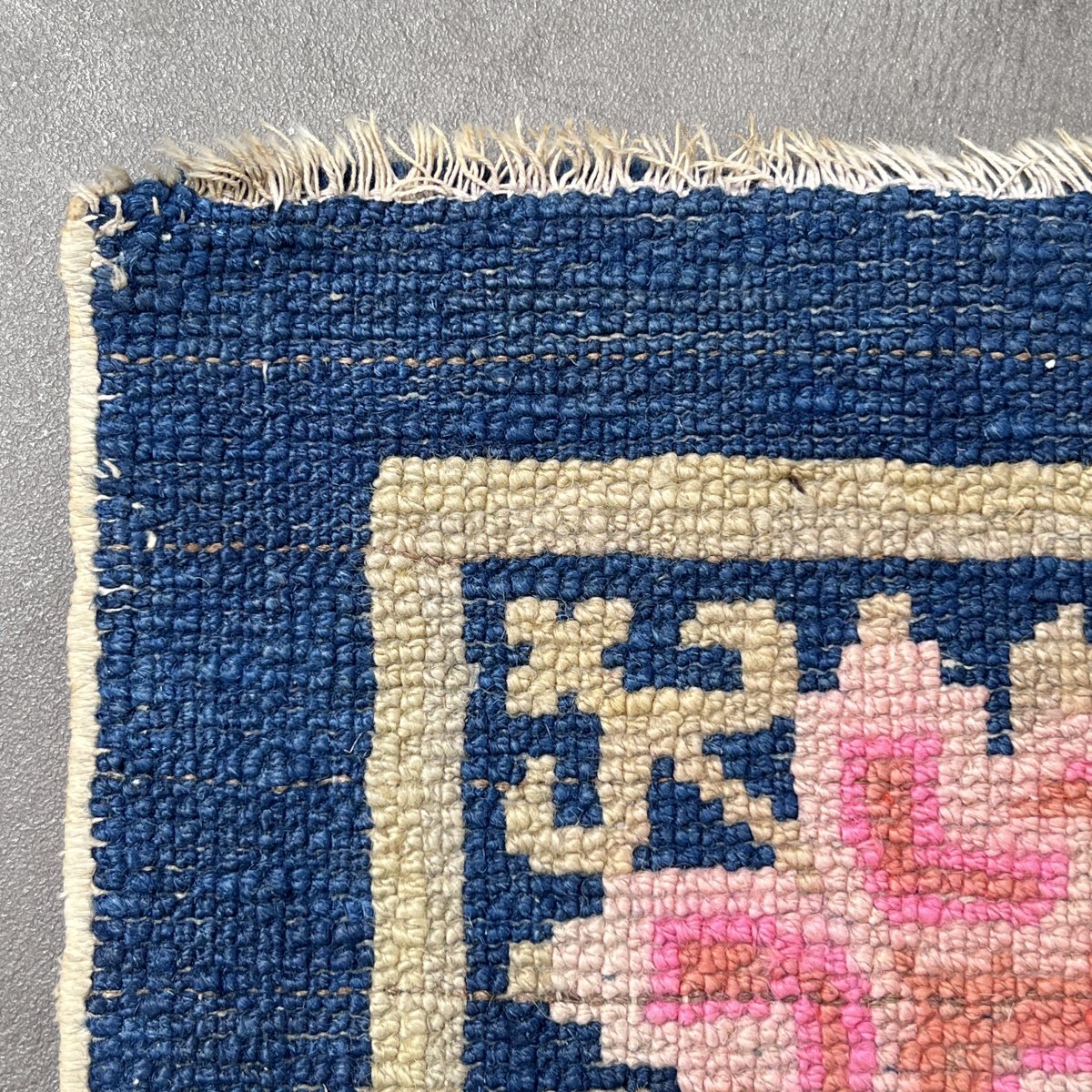 Tapis chinois de Pékin, Art Deco, laine nouée main, Chine du Nord, vers 1900‑1930-photo-5