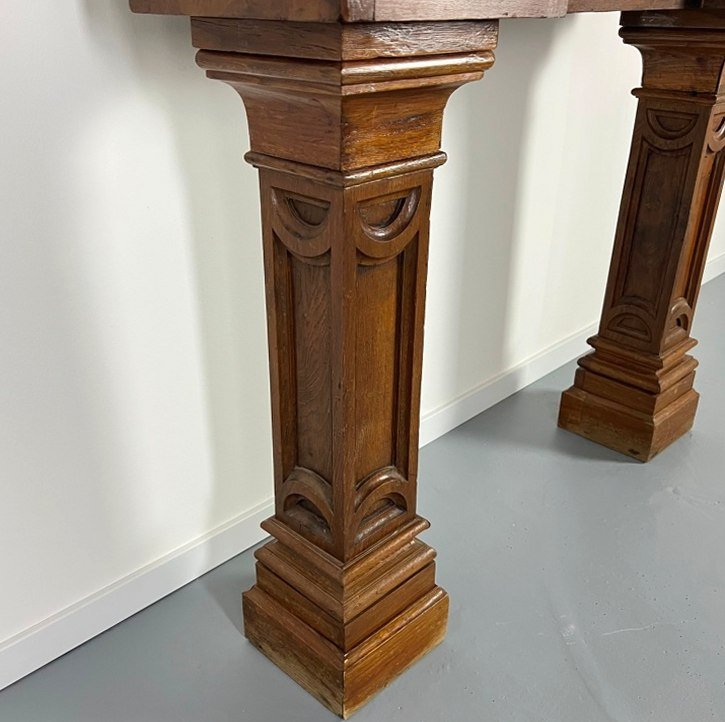 Cabinet italien haute époque en noyer, stipo monetiere piémontais du XVIIe siècle-photo-3