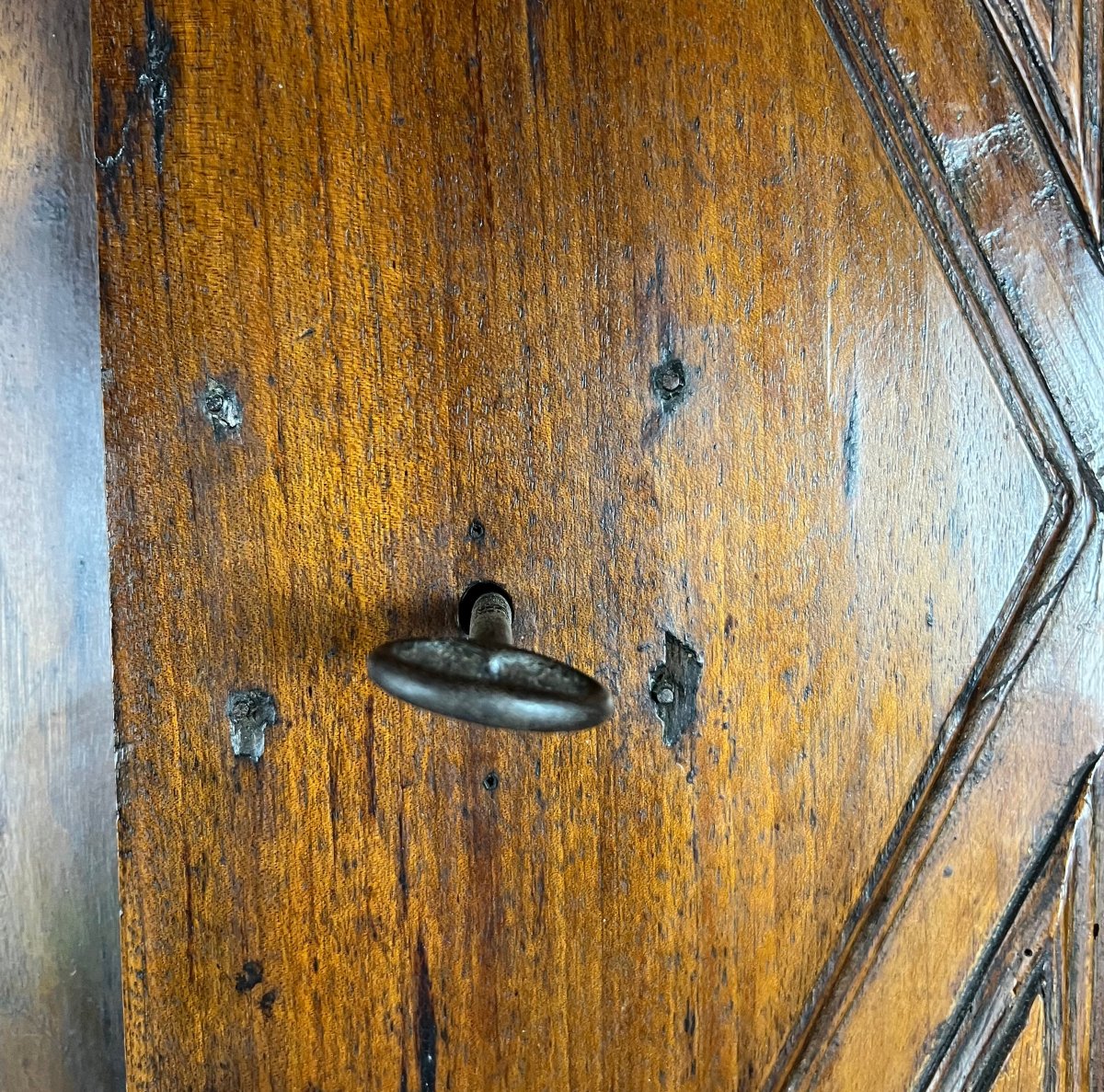 Cabinet italien haute époque en noyer, stipo monetiere piémontais du XVIIe siècle-photo-7