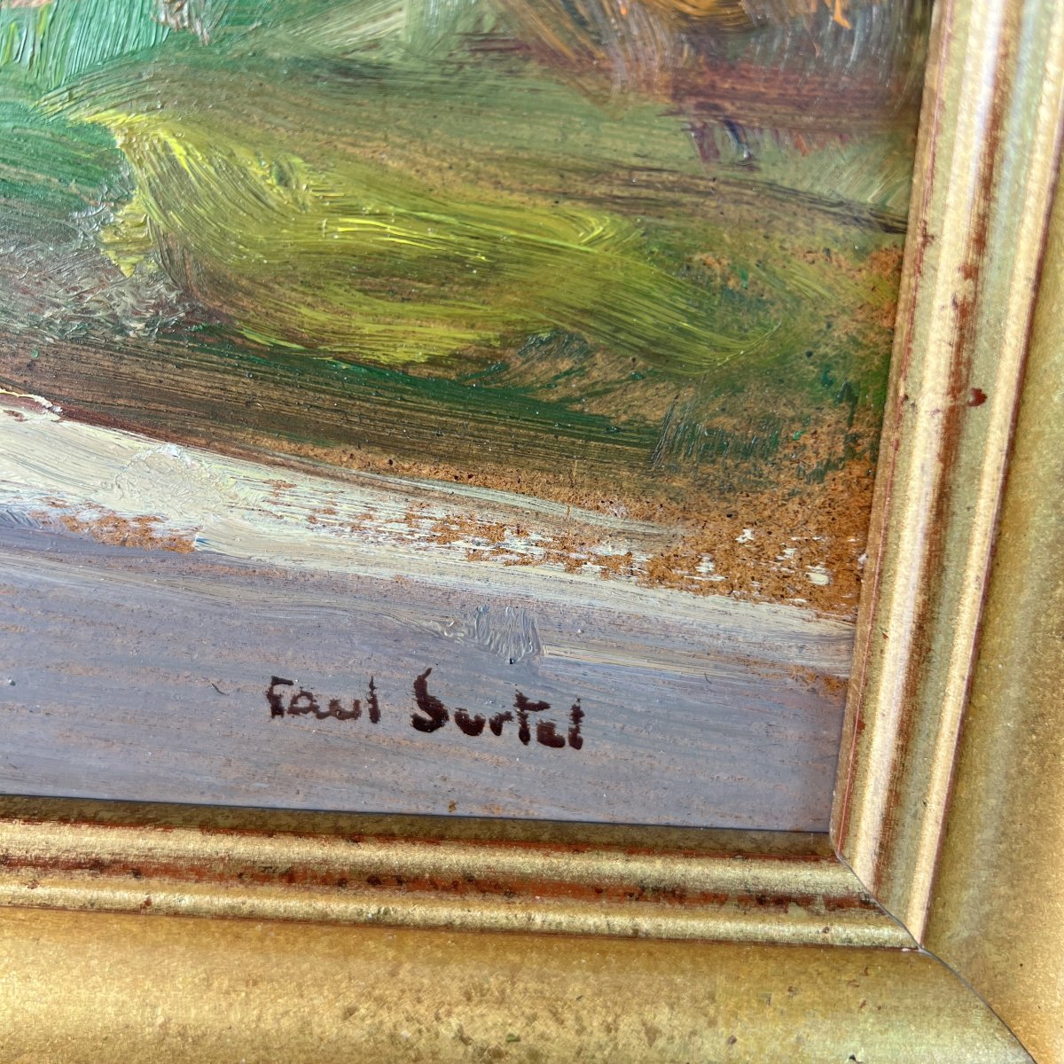 Paul Surtel (1893-1985), Oil On Hardboard, 1984, Provençal Landscape Near Le Barroux, Vaucluse-photo-1