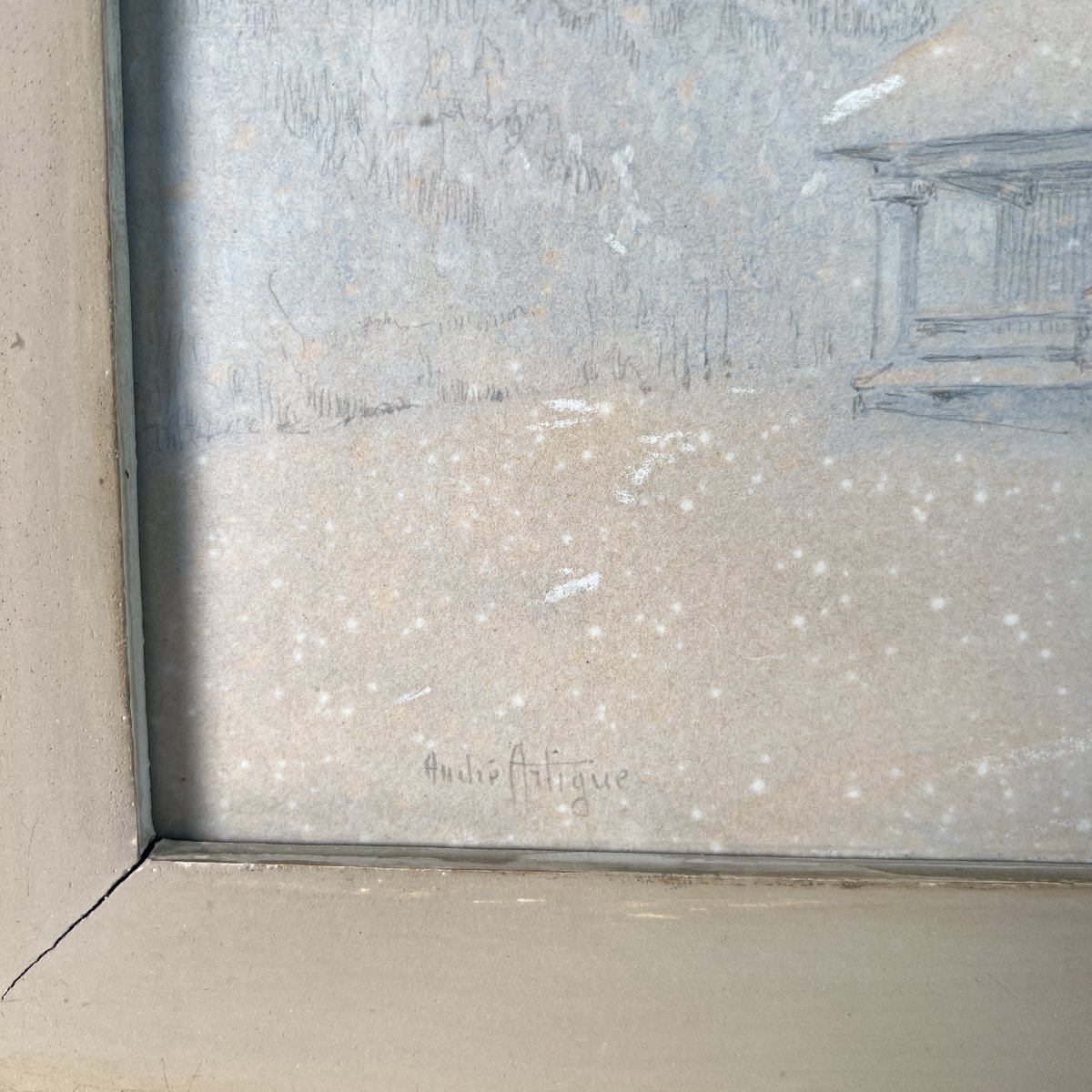 André Artigue, Pastel, Notre-dame-des-neiges At La Féclaz, Savoie, 1920-photo-3
