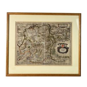 17th Century Map, Duchy Of Savoy Sabaudia Ducatus By Johannes Janssonius Amsterdam