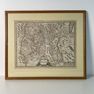Map Of France Bresse And Lyonnais 17th Century Dutch Engraving Willem Blaeu Johannes Janssonius